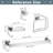10-Piece Bathroom Hardware Set - Towel Bar, Holder & Hooks - Premium SUS304 Stainless Steel - Wall Mounted Modern Design For Bathroom & Kitchen-116176364