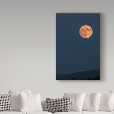 " Supermoon Rise Over Ridge " by Brenda Petrella Photography Llc