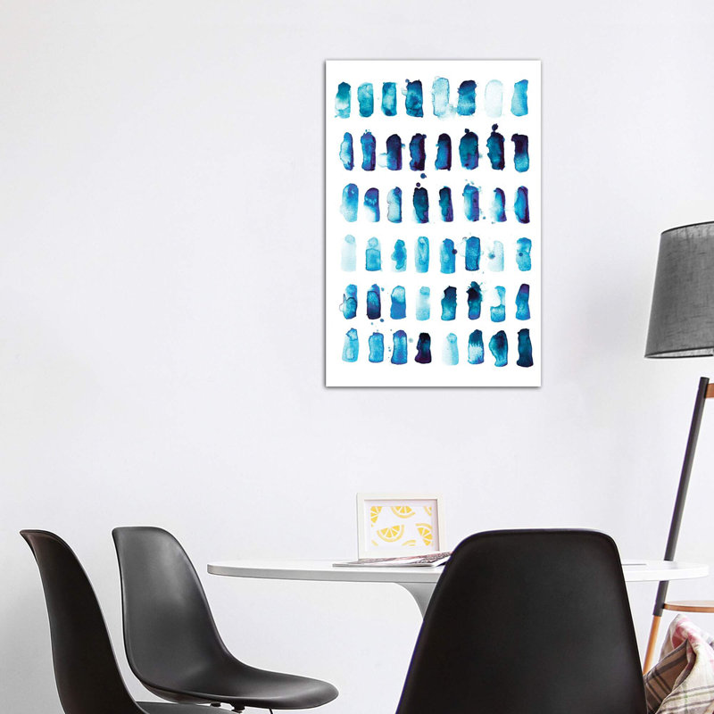 « summer sky » par lesia binkin-reproduction d’art, H 48 po x l 32 po x P 1,5 po, Toile tendue