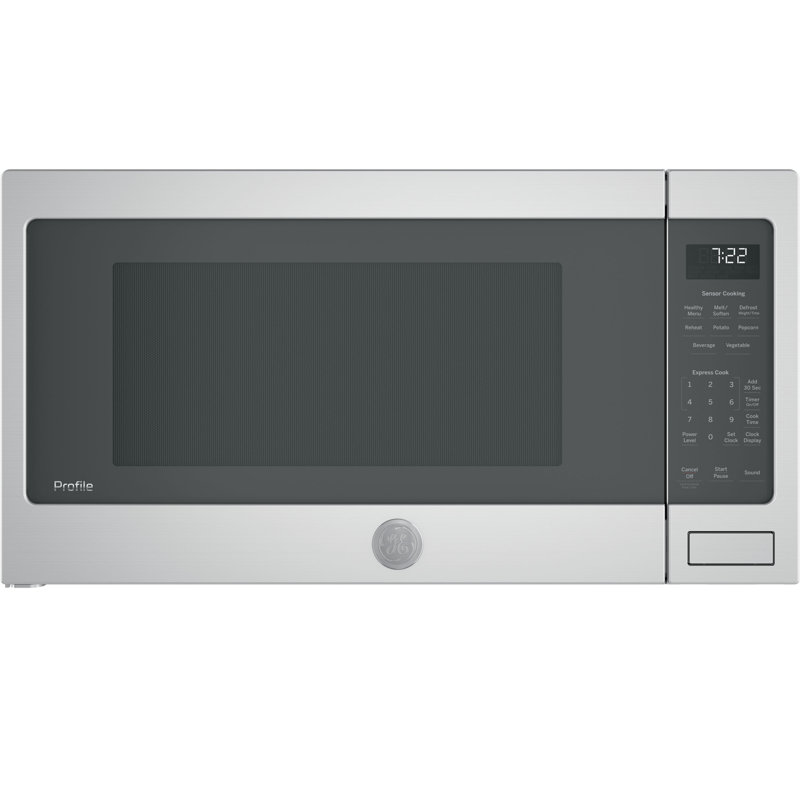 24.125" 2.2 cu.ft. Countertop Microwave, Stainless Steel/Gray