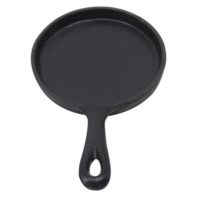 Cast Iron Frying Enamel Pan Grill BBQ Skillet Pancake Reversible Griddle Plate Pizza Pan