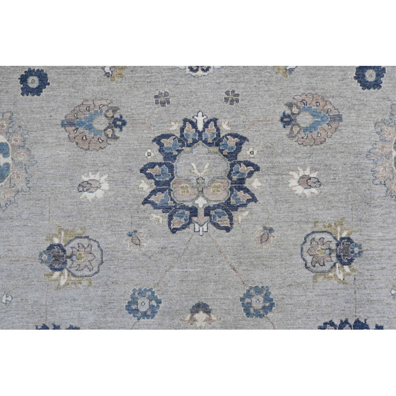 Oushak One-of-a-Kind Rectangle 8'11" X 11'8" Hand Knotted Area Rug