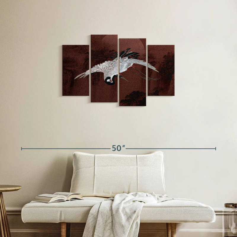 Brampt Flying Crane, 22" H x 36" W