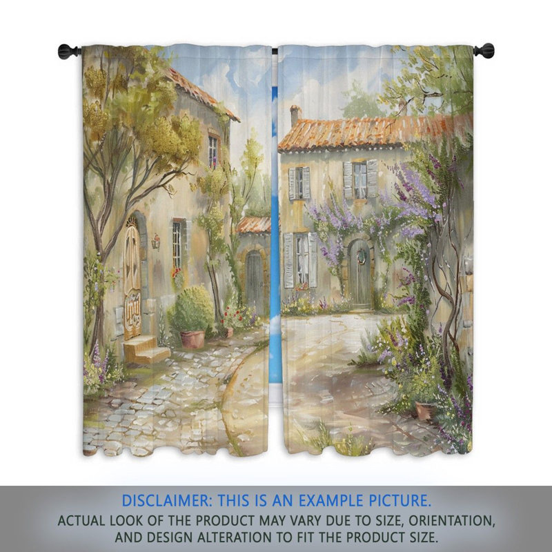 Paire de rideaux obscurcissant en polyester Jassen, L 20 po x L 52 po
