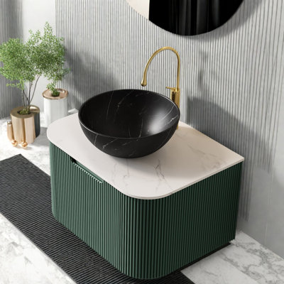 Meuble-lavabo moderne de 24 po (doit inclure le meuble-lavabo et le lavabo) avec rangement