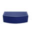 Ensemble de rangement de bureau en cuir bleu marine-555778902