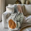 Oasis de Bohème abstraite - couverture sherpa de qualité supérieure - reproduction d'art luxueuse-97327044