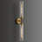 Twining 1 - Light Dimmable Armed Flush Mounted Gold Wall Sconces Wall Lights(Including Bulb)-1250357748