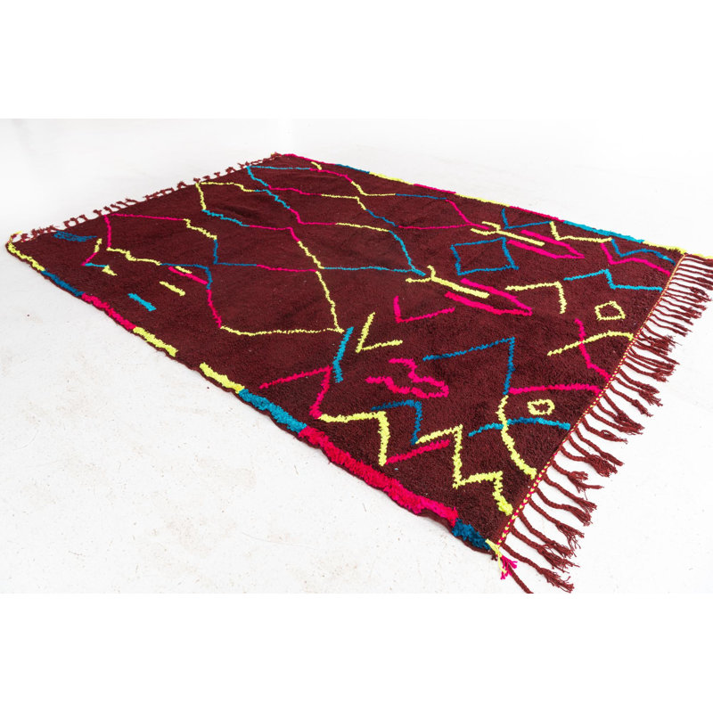 Tapis marron 7 x 7 Parra