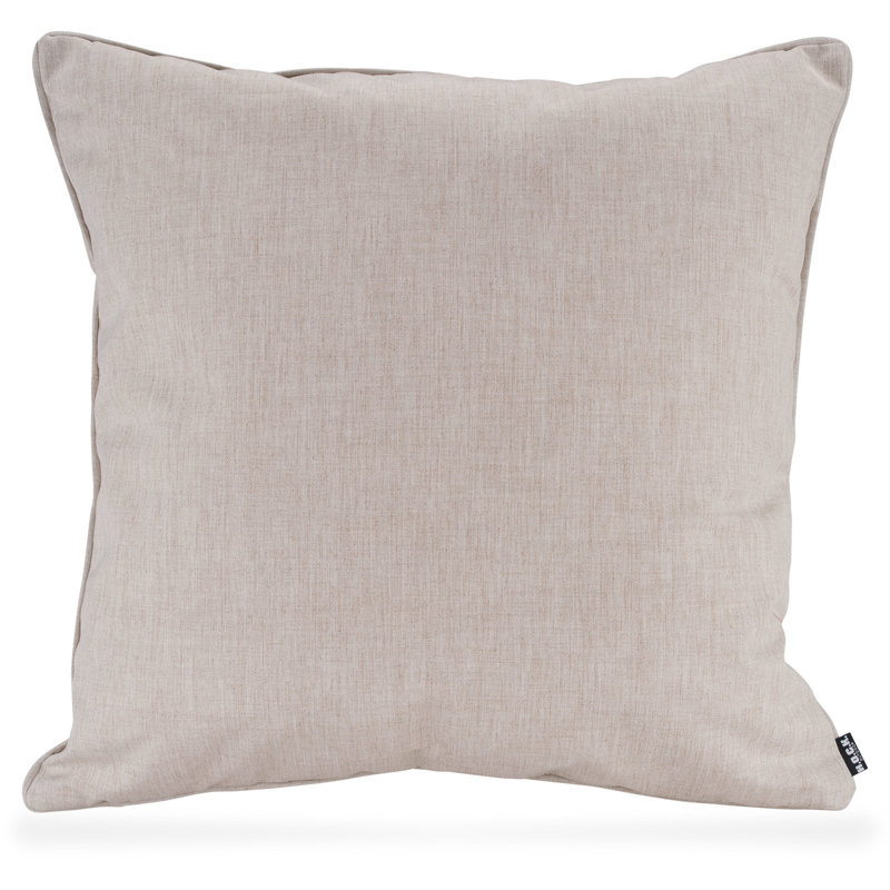Lino Cushion, Sand, 10cm H x 60cm W x 60cm D