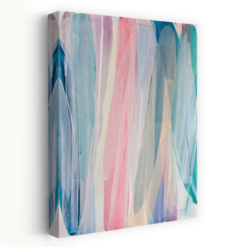 Acapulco I, art abstrait contemporain, H 36 po x l 24 po