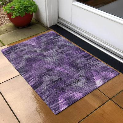 Malm Washable Chevron Indoor / Outdoor Rug