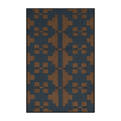 Machine Washable Trellis Gray Area Rug