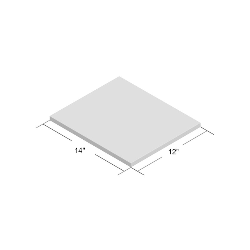 Tablettes en bois manufacturé Grid, Blanc