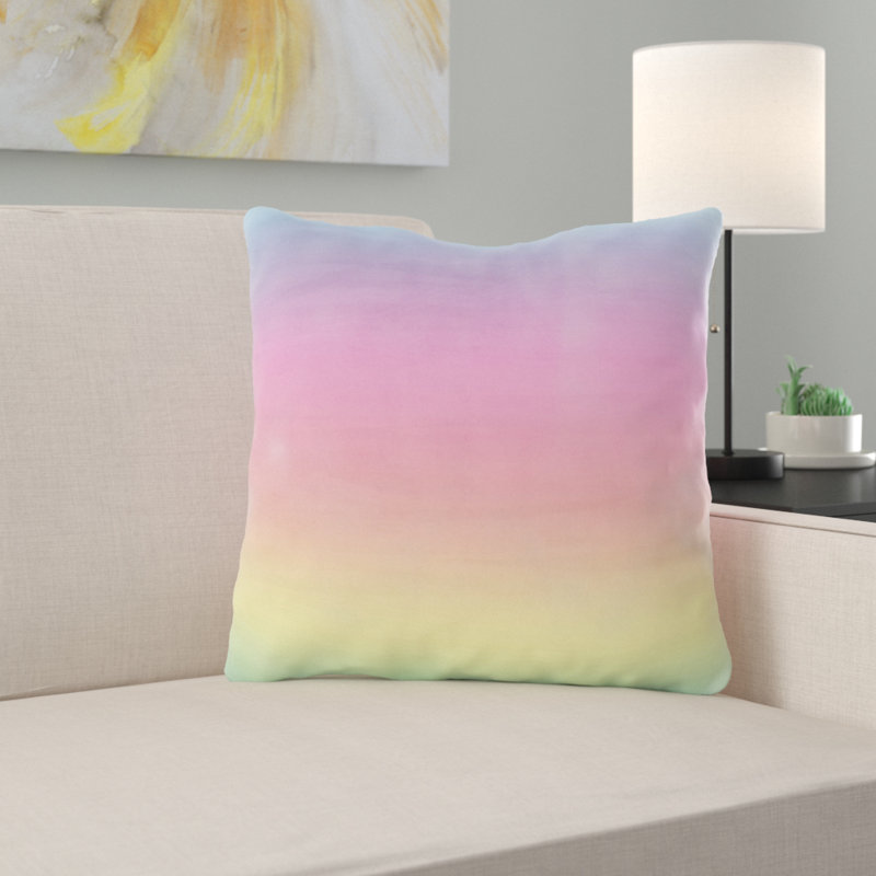 Outdoor Reversible Throw Pillow, Microsuede, Indoor