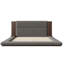 Lit plateforme moderne Oryss avec tablettes de chevet intégrées-116844571