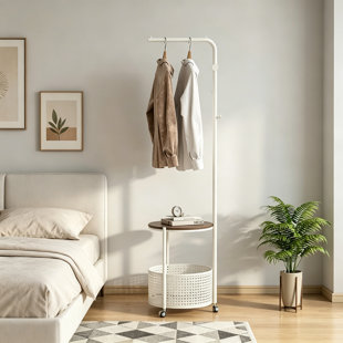 Modern Rolling Hall Tree Organizer