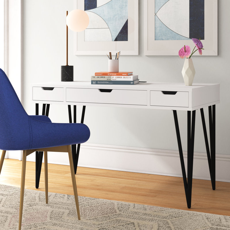 Recker Writing Desk with Power Outlet
