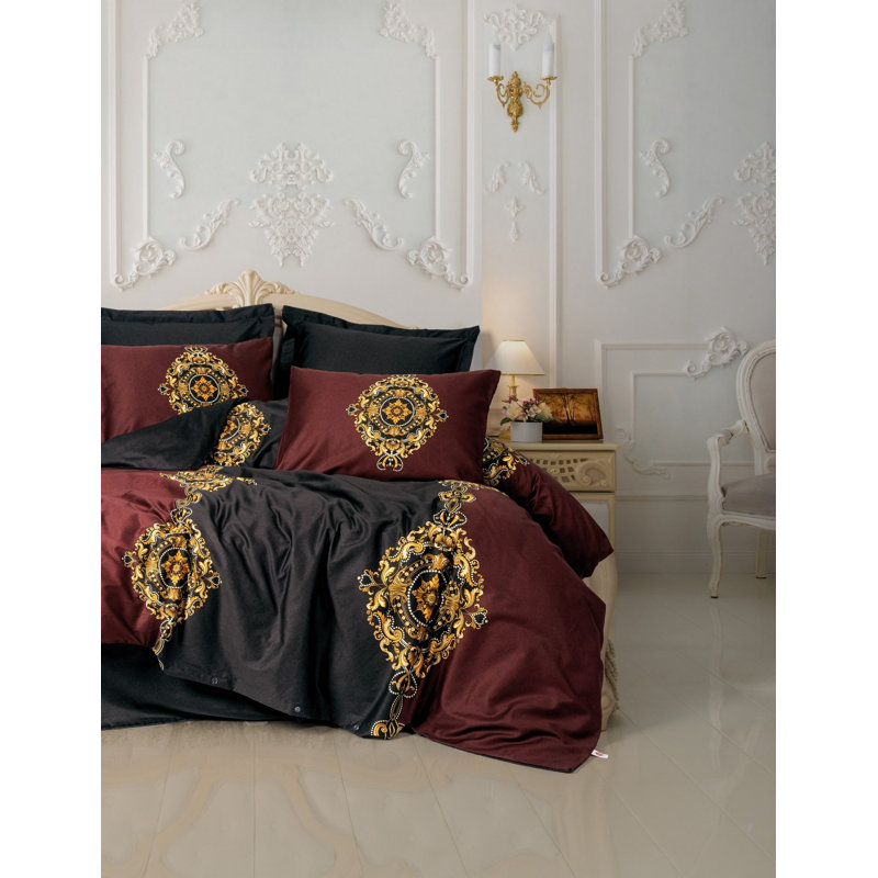 Ensemble de housse de courtepointe en satin