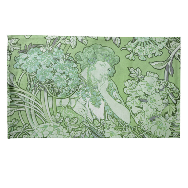 Tea Towel Kitchen Towel, Cotton Twill, Green