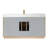 Beira 59.8 " W Freestanding Standard Free Standing 1 Single Vanity Bathroom Vanity With Top-70529992-70529991