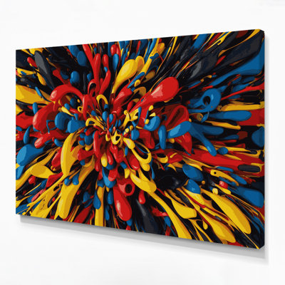 Biomorphic Abstraction 73 Purple Canvas Wall Art
