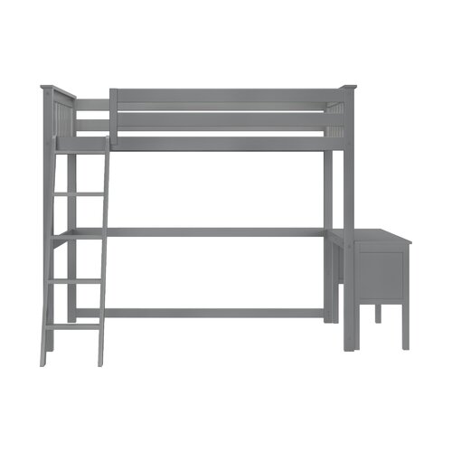 Grovelane Anya Twin Loft Loft Bed with Desk | Wayfair