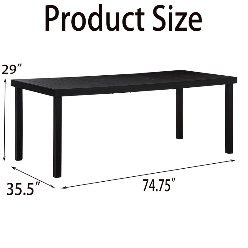 Dicha Metal Dining Table