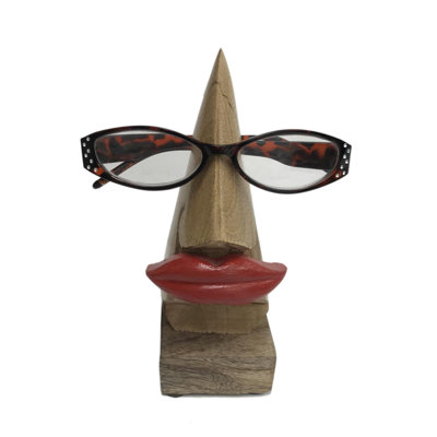 Her Eye Glass Holder - Natural Red Lips