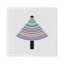 Christmas Tree Brights Hemstitch 22" Linen/Cotton Napkin