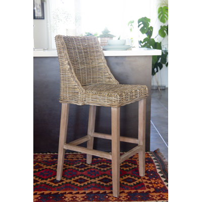 Tabouret de cuisine en rotin