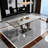 Home rectangular rock plate table and chair set-107184390