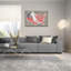  «Usa Flag And Runningback» par Art Licensing Studio, art mural en verre acrylique, 36 po x 24 po-108841922