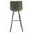 Brookhaven 5-Piece Bar-Height Dining Set With Round MDF Bar Table And Stainless Steel Base, Upholstered Leather Bar Stools With Iron Legs-1681413100