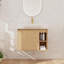 Bathroom Vanity Set, Single Wall Mounted Bathroom Vanity With Ceramic Basin Sink Top, Floating Vanity With 1 Door And Shelf-827477534-1042321469