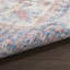 Tapis oriental bleu / rouge lavable à la machine-1126754451