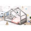 Lit simple Gray House