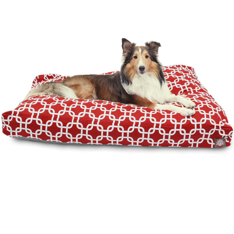 Coussin Links Orthopedic, Rouge, Grand (l 36 po x P 44 po x H 5 po) ;