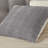 Wool Removable Cover Pillow Throw Authentic Handmade Square Polyester Fill Black & White Non-Reversible Raised Chevron With White Cotton Backing-121671595-24539514