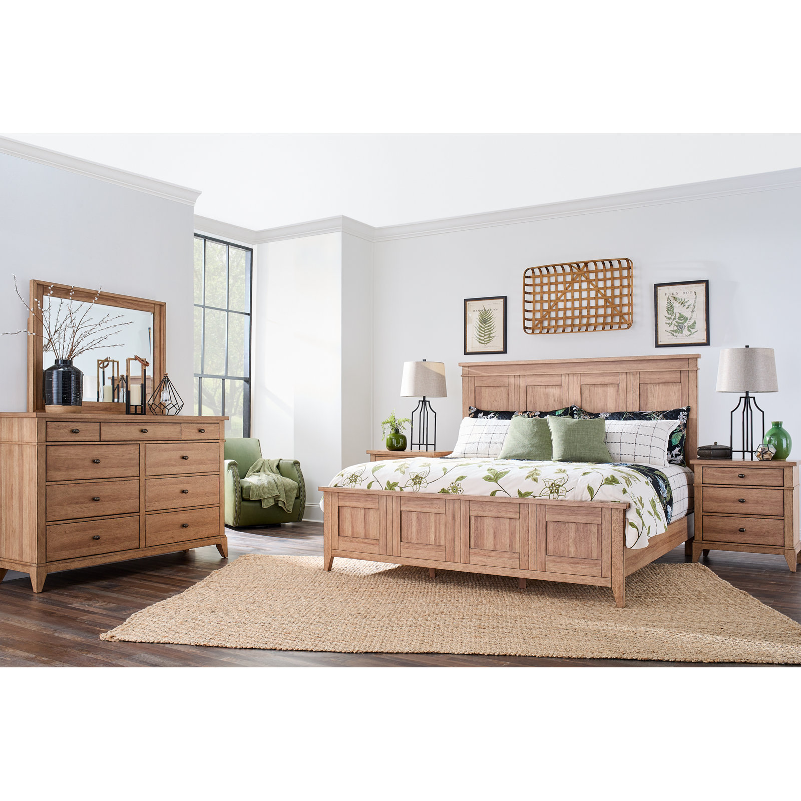 Mya 9 Drawer Dresser, Natural