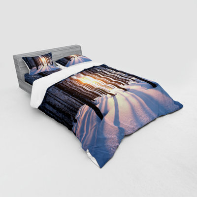 Ensemble de housse de couette en microfibre