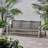 Spacious Outdoor 3 Seater In Grey With And Metal Frame For Patio, Featuring Iron Details-1699953500