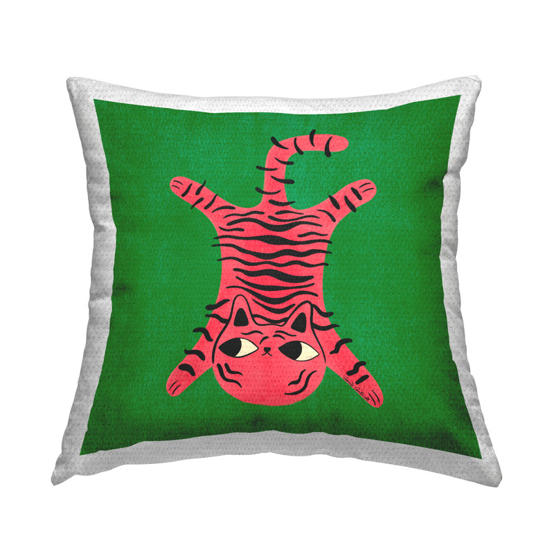Coussin d'extérieur imprimé fantaisiste par Carrie Cantwell
