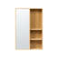 610mm W 610mm H Wall Mounted Required Framed Medicine Cabinet Mirror 3 Fixed