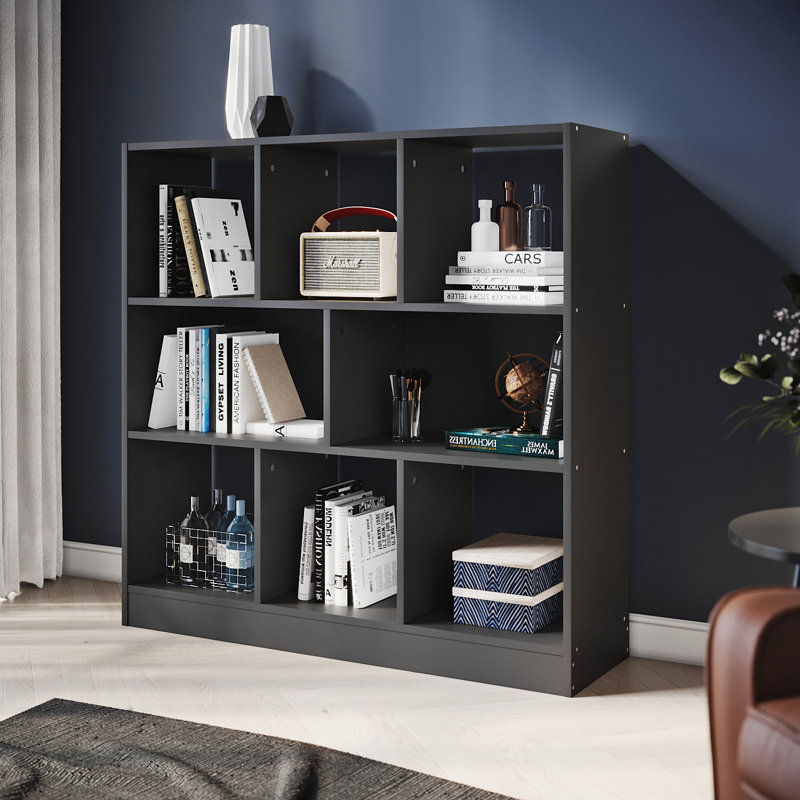 100cm H x 100cm W Bookcase, Black
