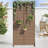 Privacy Metal Screen Fence Panel Horizontal Stripe Pattern-112246456-69478606