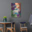 Art mural en métal «Hippo» par Holly McGee-61806406