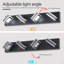 Luminaire de salle de bain 26 po avec 4 lumières à DEL noires modernes pour salle de bain et miroir-659625149-659625125-659625129