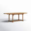 Oval Double Extendable Teak Dining Table