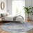 Calandria Blue Washable Indoor-Outdoor Rug - LOOMLAN-2013967047